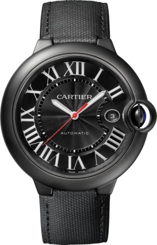 cartier mens black watch